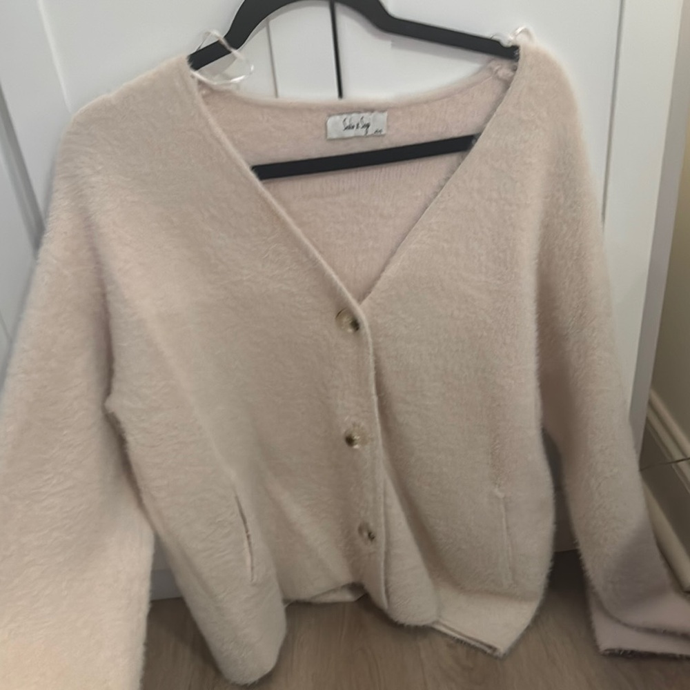 Sadie & Sage Soft blush Cardigan